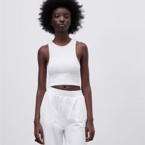 Zara Rib Hem Tank Top